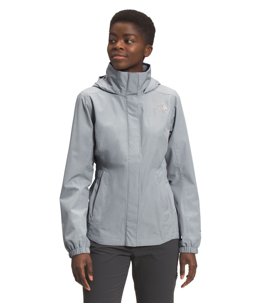 Chaqueta-Resolve-Parka-Ii-Impermeable-Gris-Mujer-The-North-Face-L