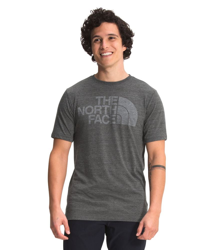 Camiseta-Half-Dome-Tri-Blend-Tee-Manga-Corta-Gris-Hombre-S