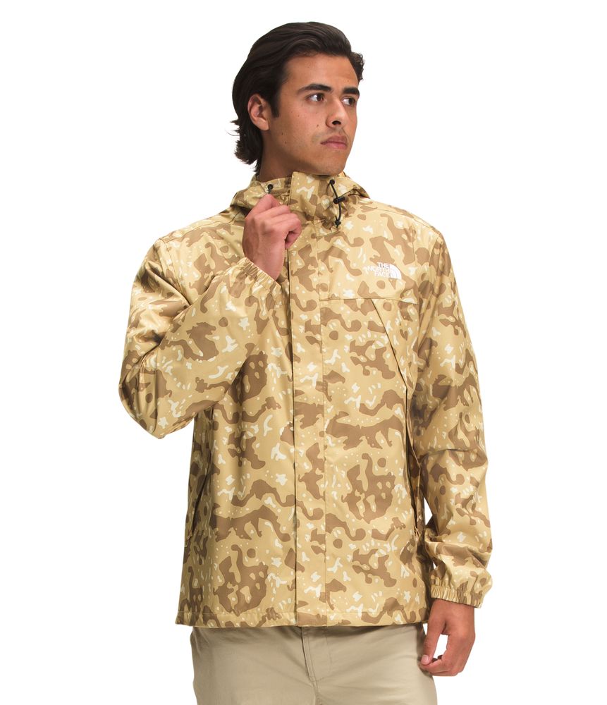 Chaqueta Printed Antora Impermeable Beige Hombre The North - thenorthfaceco
