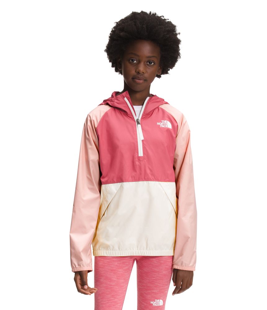 Chaqueta-Packable-Wind-Rosada-Cortavientos-Niña-The-North-Face