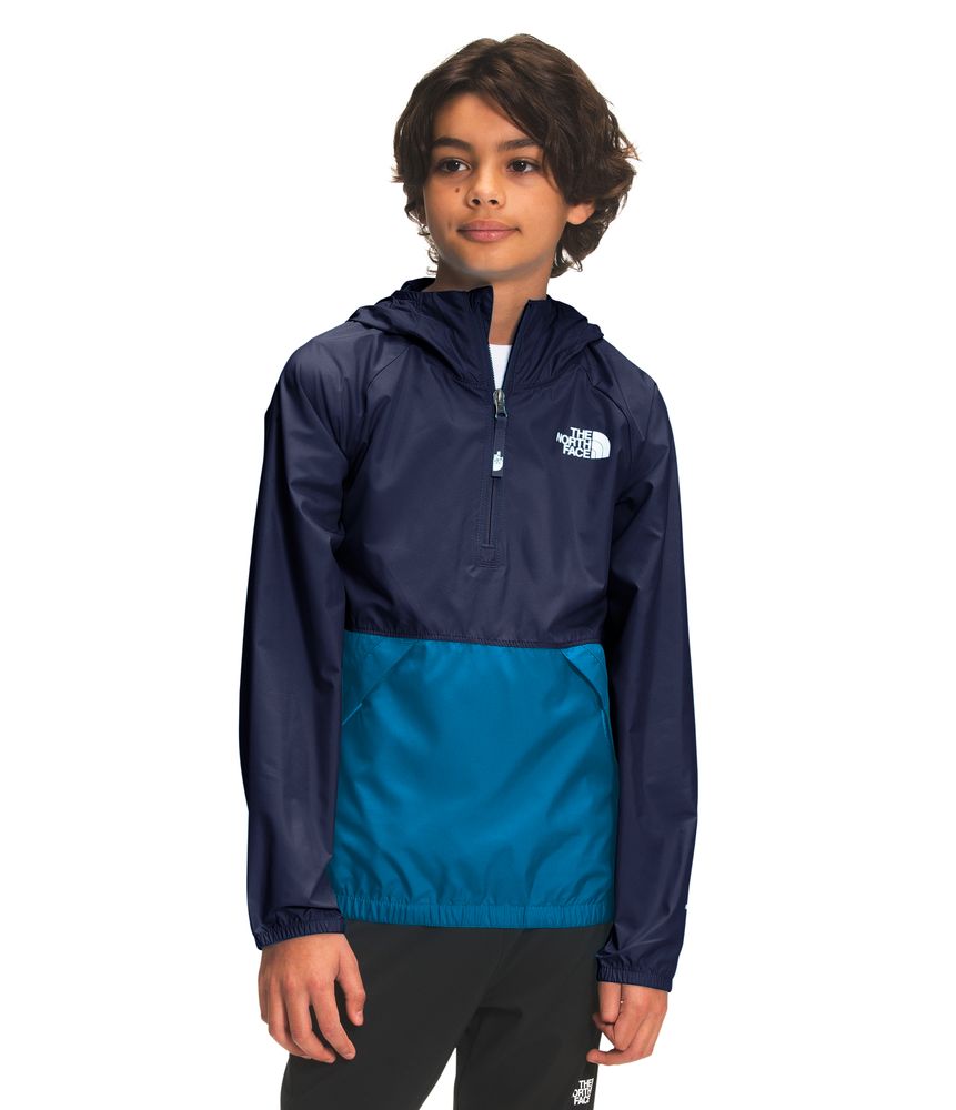 Chaqueta-Packable-Wind-Azul-Cortavientos-Niña-The-North-Face