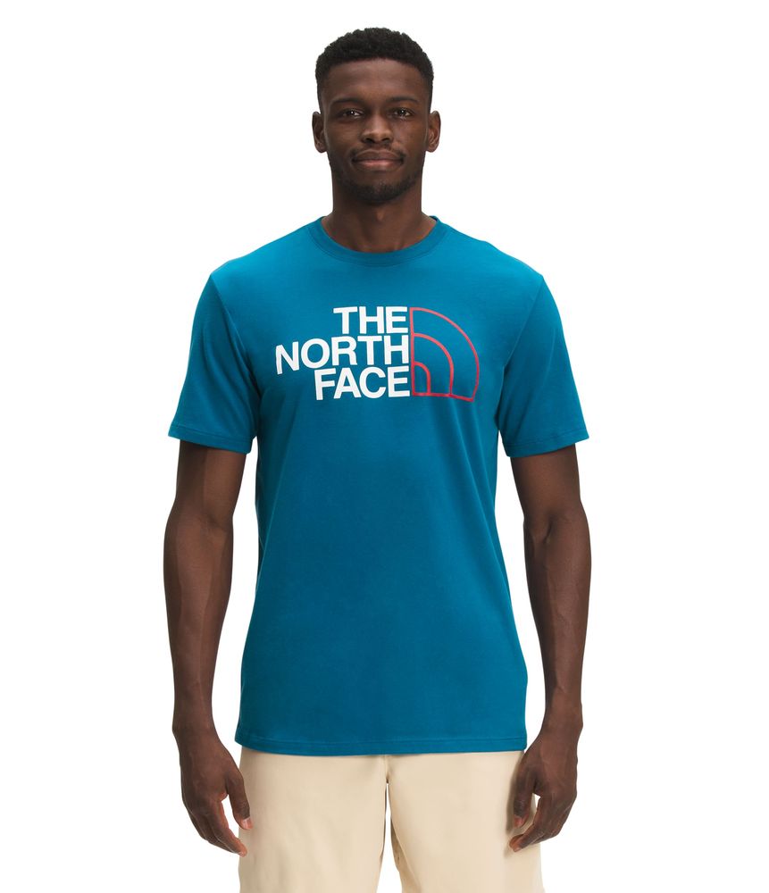 Camiseta-S-S-Half-Dome-Tee-Hombre-Azul-The-North-Face