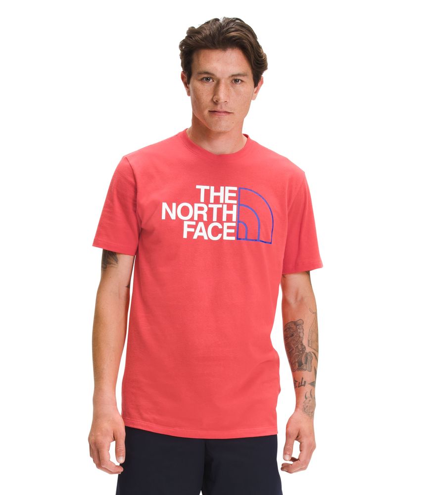 Camiseta-S-S-Half-Dome-Tee-Hombre-Rojo-The-North-Face