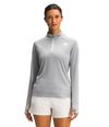 Camiseta-Wander-1-4-Zip-Mujer-Gris-The-North-Face Camiseta-Wander-1-4-Zip-Mujer-Gris-The-North-Face