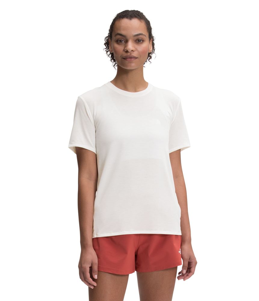 Camiseta-Wander-S-S-Mujer-Blanco-The-North-Face