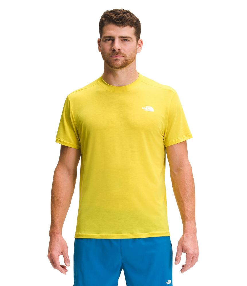 Camiseta-Wander-S-S-Hombre-Amarillo-The-North-Face