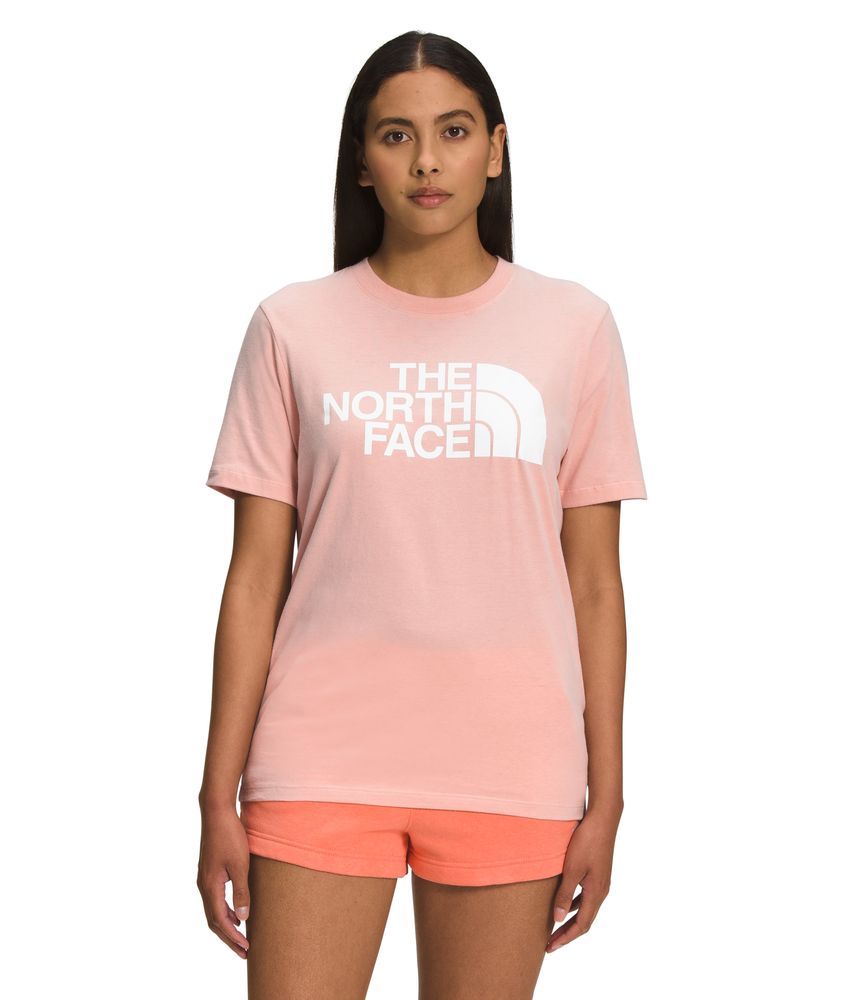 Camiseta-Half-Dome-Cotton-Tee-Manga-Corta-Rosada-Mujer-The-North-Face