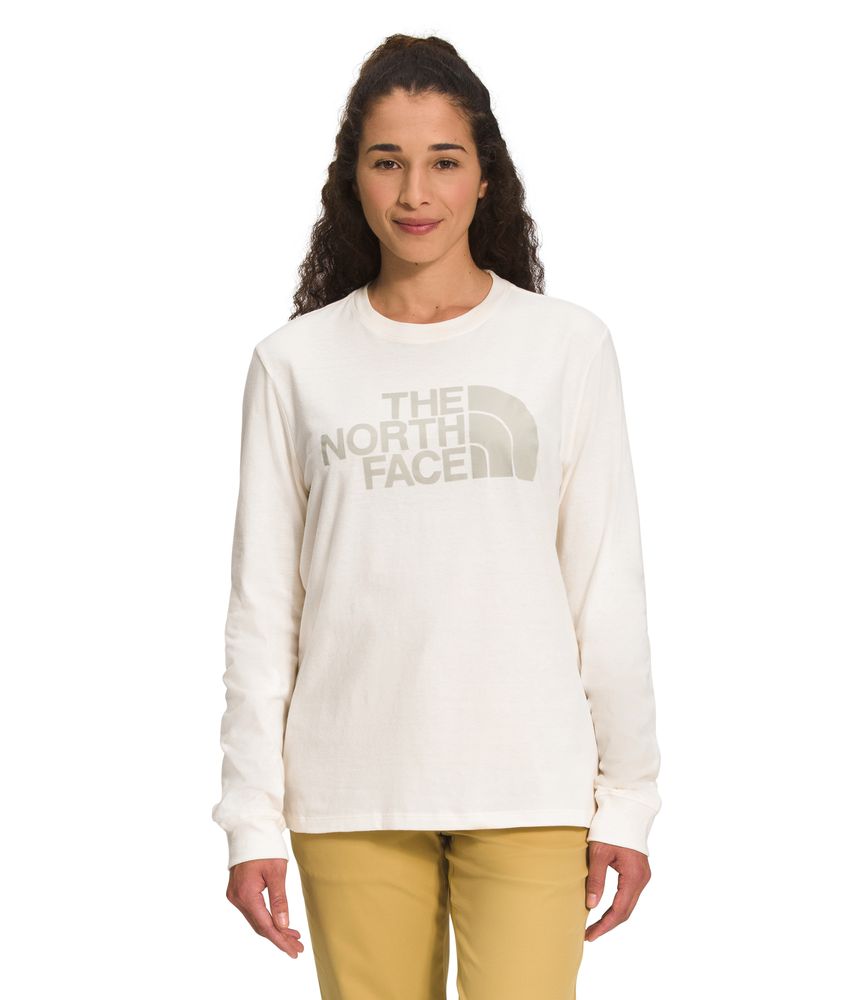 Camiseta-L-S-Half-Dome-Tee-Blanco-Mujer-The-North-Face