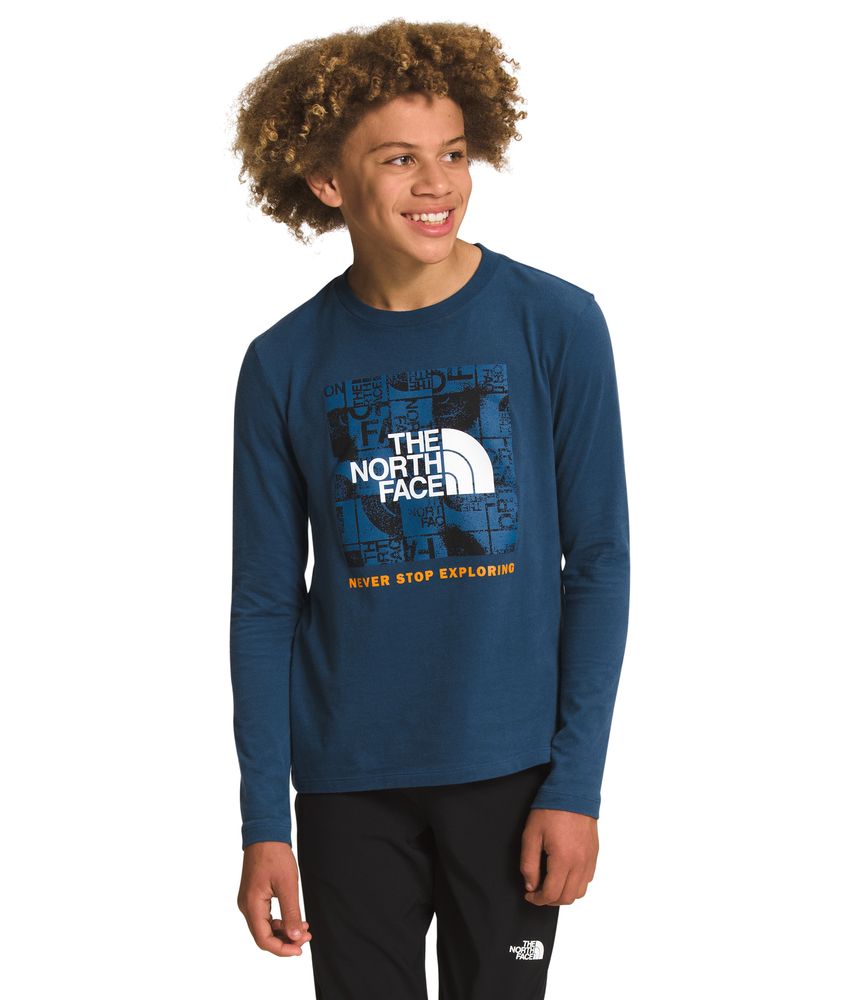 Camiseta-Graphic-Tee-Azul-Niño-The-North-Face