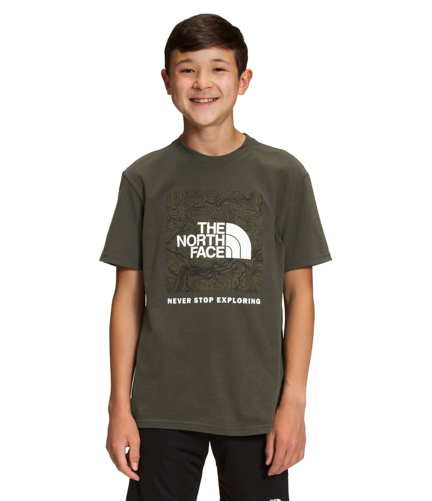 Camiseta-Graphic-Tee-Manga-Corta-Verde-Niño-The-North-Face