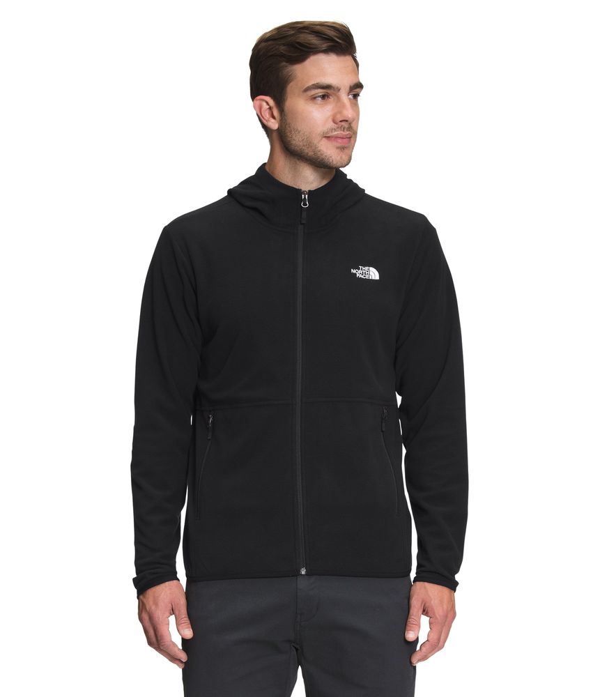 Compra Buzo Tka Glacier Full Zip Polar Hombre Negro The North Face