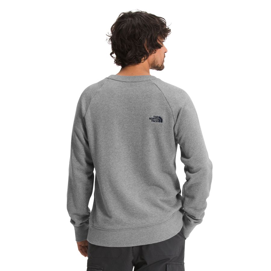 Compra Buzo Simple Logo Crew Hombre Gris The North Face en