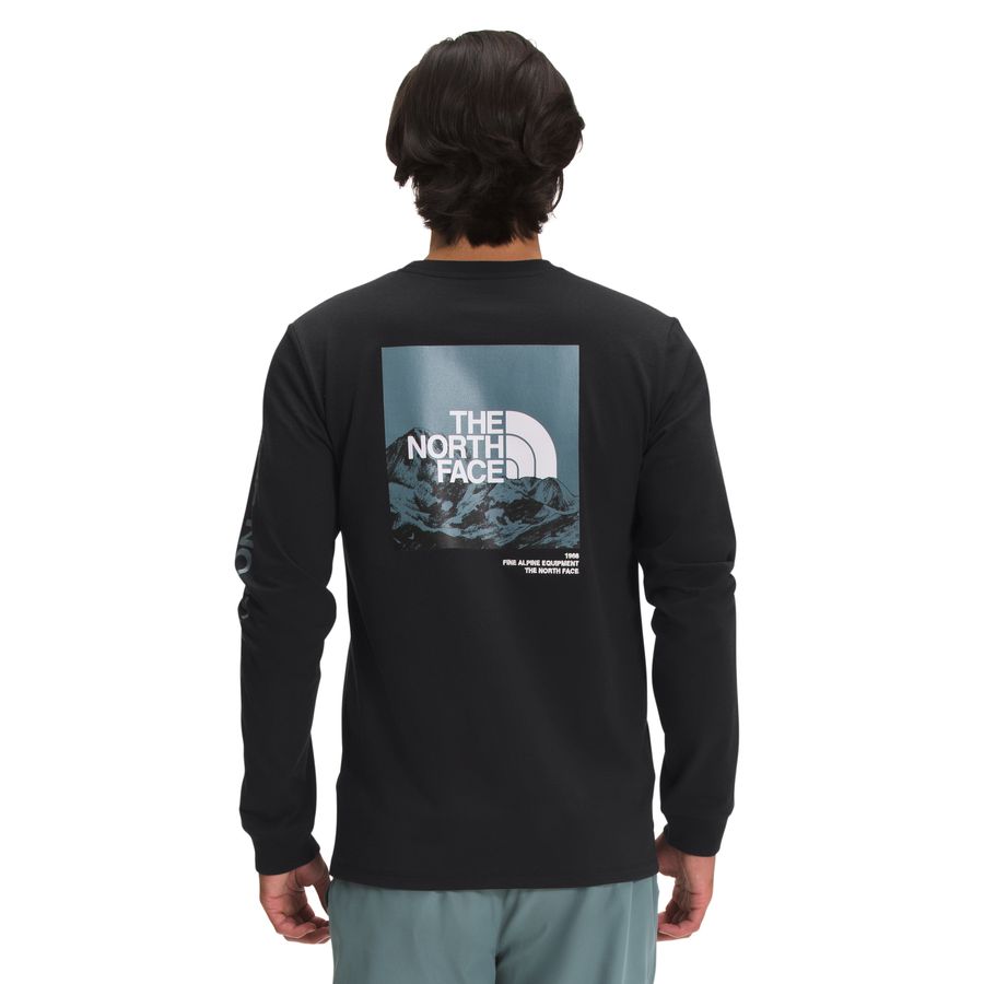 Camiseta L/S Logo Play Tee Hombre Negra The North Face