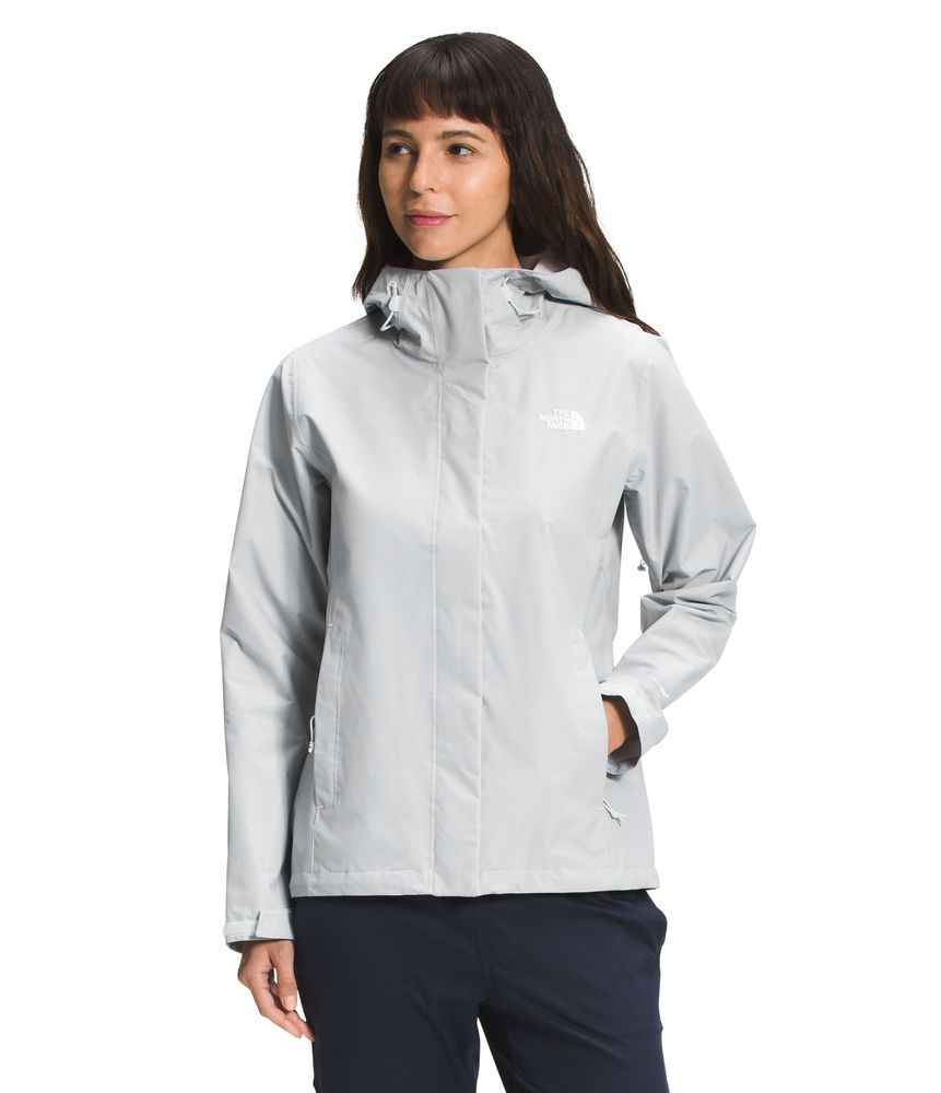 Chaqueta-Venture-2-Impermeable-Gris-Mujer-The-North-Face-L
