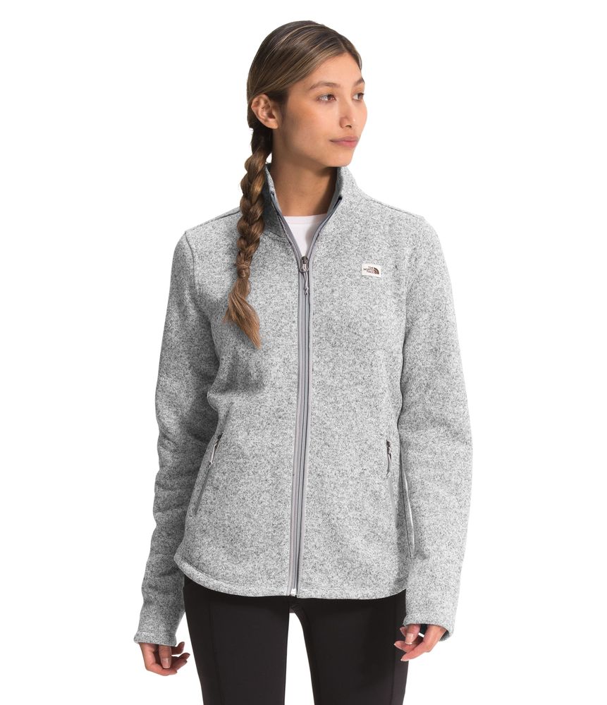 Chaqueta-Crescent-Polar-Gris-Mujer-The-North-Face-XS