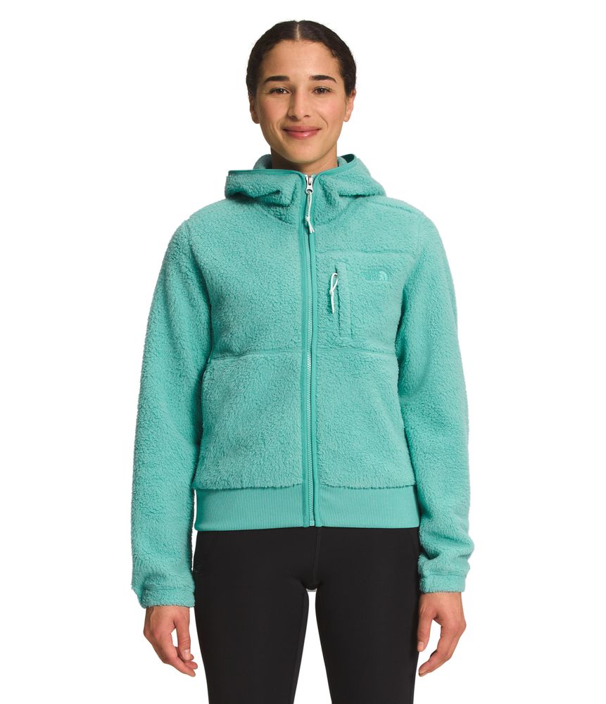 Chaqueta-Dunraven-F-Z-Hoodie-Polar-Verde-Mujer-The-North-Face-XS