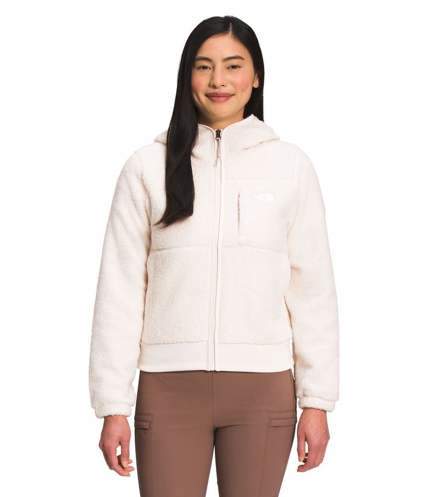 Chaqueta-Dunraven-F-Z-Hoodie-Polar-Blanca-Mujer-The-North-Face-XS