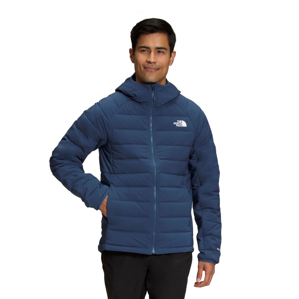 Compra Chaqueta Belleview Stretch Hoodie Azul Hombre The North Face Oficial - thenorthfaceco