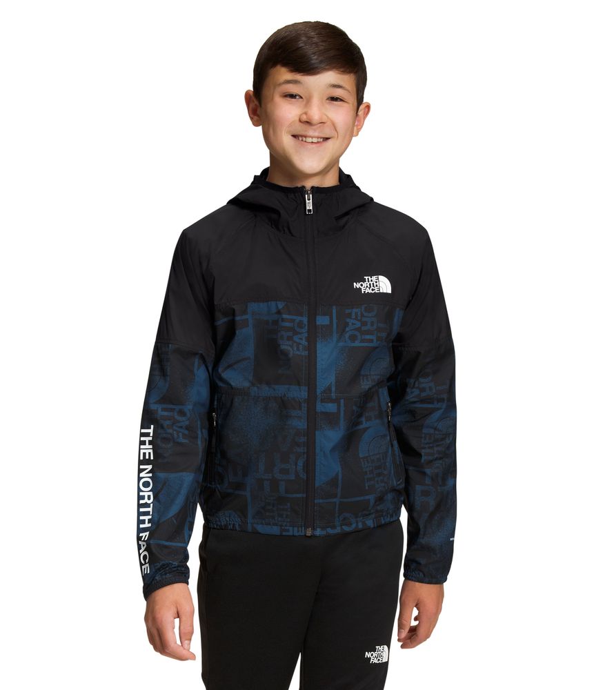 Chaqueta-Printed-Never-Stop-Hooded-Wind-Jacket--Azul-Niño-The-North-Face-S
