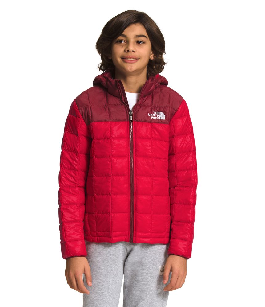 Chaqueta-Thermoball-Hooded-Jacket-Rojo-Niño-The-North-Face-M Chaqueta-Thermoball-Hooded-Jacket-Rojo-Niño-The-North-Face-M