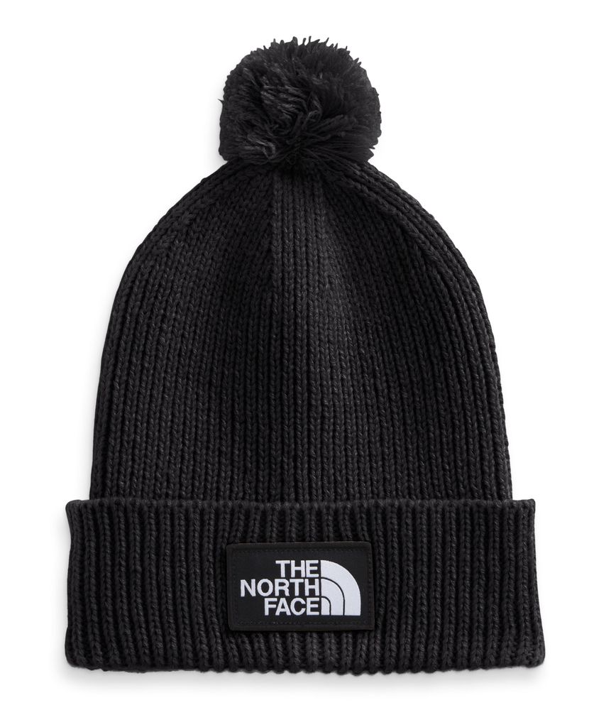 Gorro-Logo-Box-Pom-Tejido-Negro-The-North-Face Gorro-Logo-Box-Pom-Tejido-Negro-The-North-Face