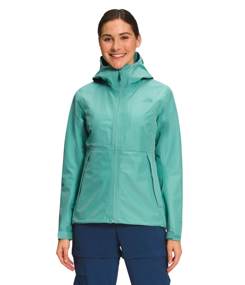 Chaqueta-Dryzzle-Futurelight-Impermeable-Verde-Mujer-The-North-Face
