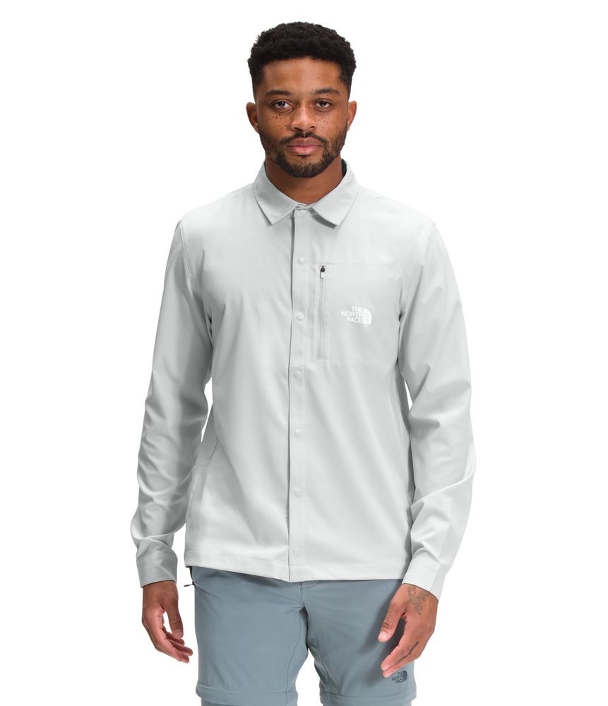 Camisa-First-Trail-Upf-L-S-Shirt-Gris-Hombre-The-North-Face Camisa-First-Trail-Upf-L-S-Shirt-Gris-Hombre-The-North-Face