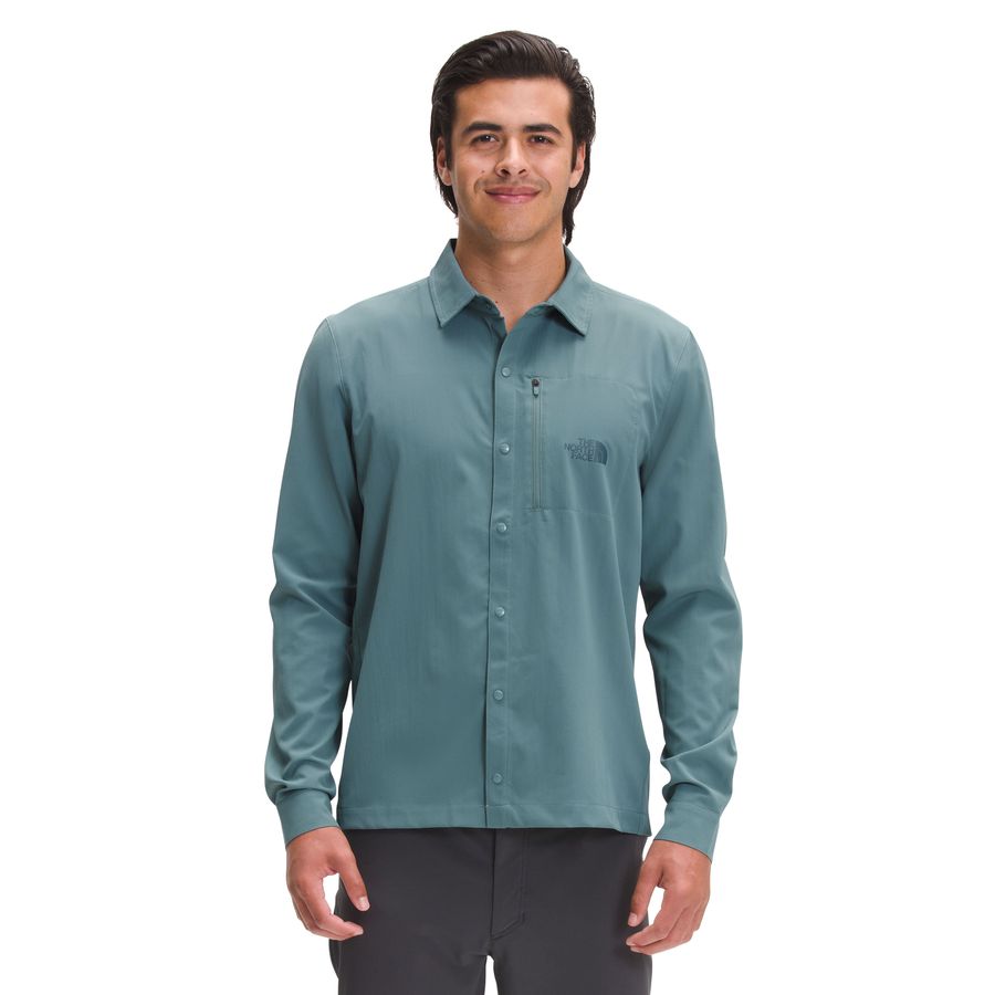 First Trail Upf Long North Face Blue Long Sleeve Shirt North Face