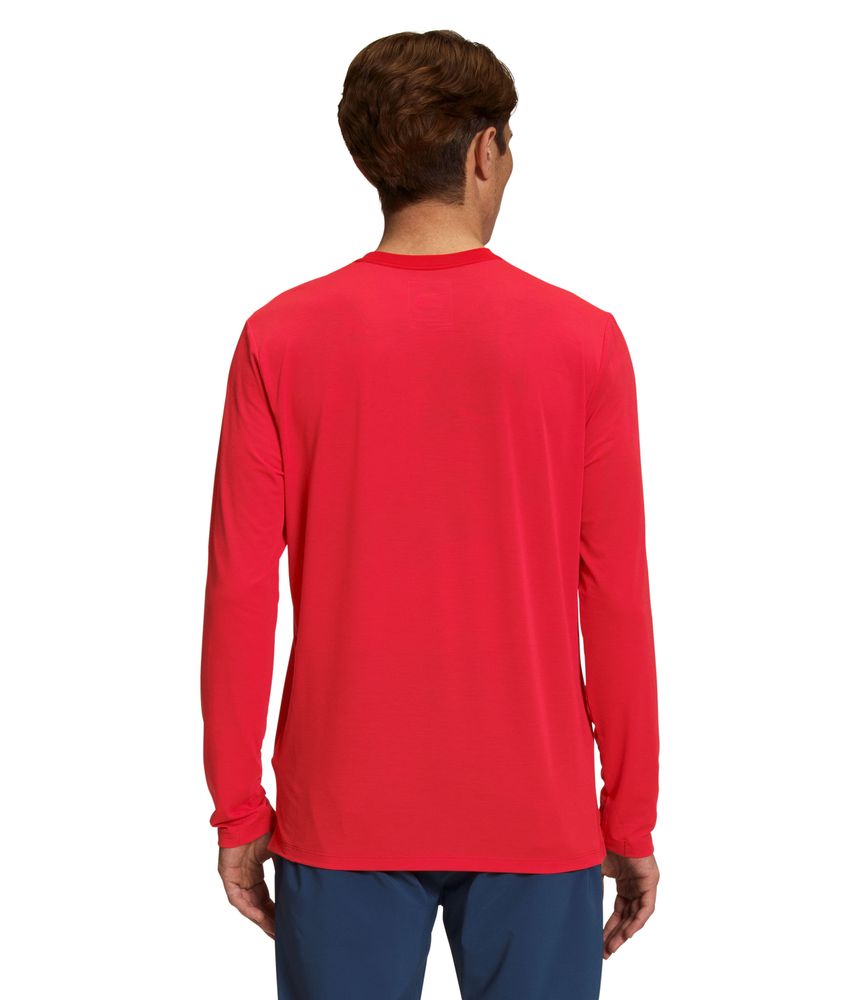 Camiseta-Wander-L-S-Roja-Hombre-The-North-Face