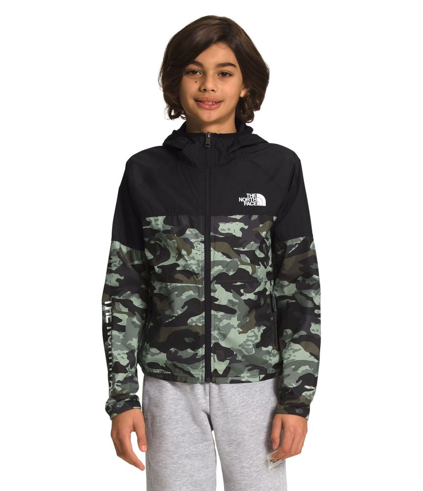 Chaqueta-Printed-Never-Stop-Hooded-Wind-Jacket--Verde-Niño-The-North-Face