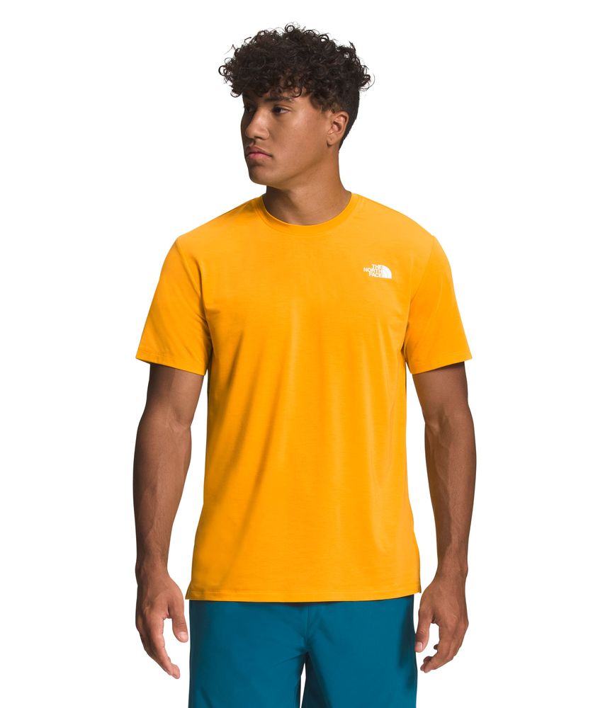 Camiseta-Wander-S-S-Hombre-Amarilla-The-North-Face