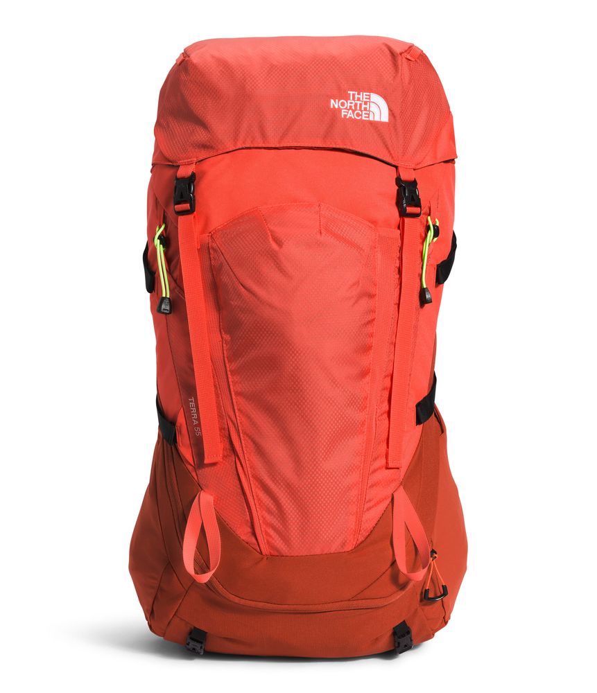 Morral-Montañismo-Terra-Naranja-Mujer-The-North-Face