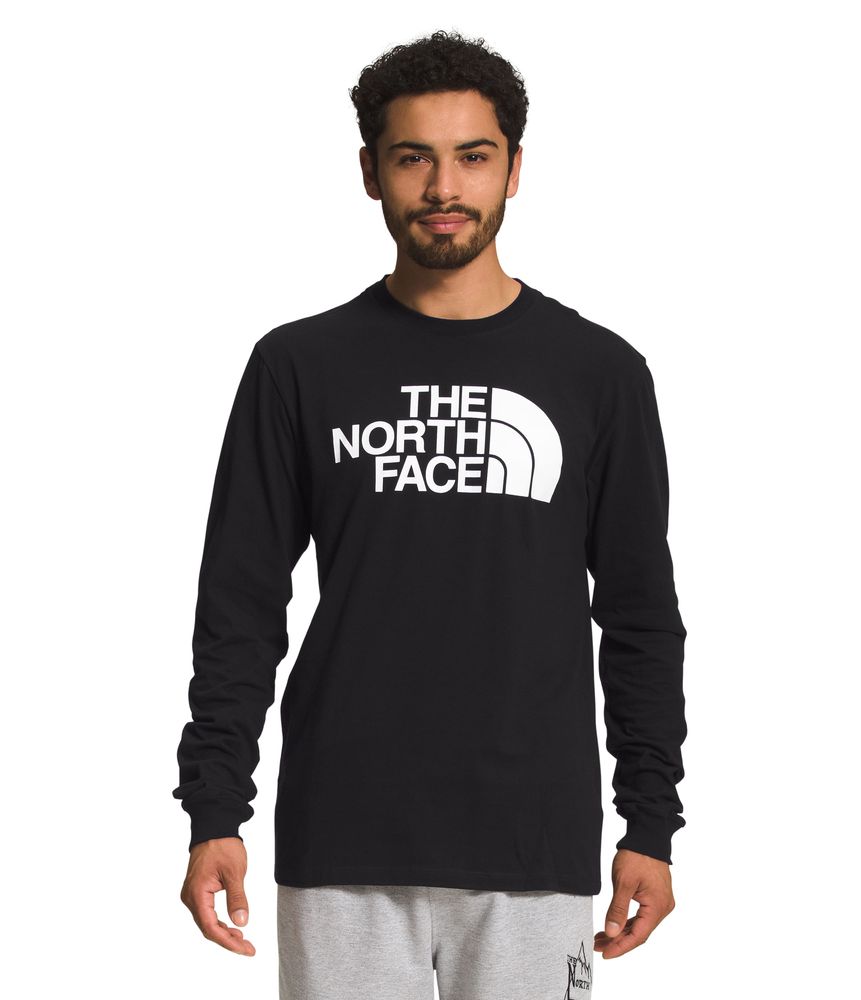 Camiseta-Half-Dome-Tee-Manga-Larga-Negra-Hombre-The-North-Face