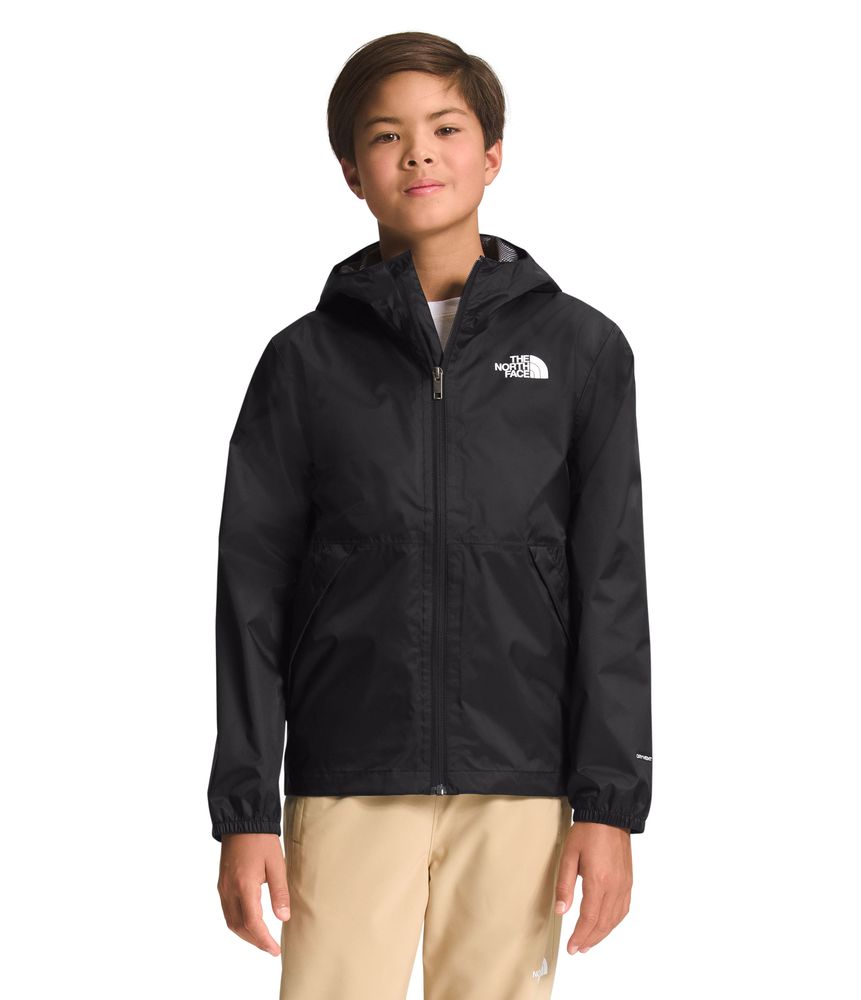 Chaqueta-Zipline-Rain-Impermeable-Negro-Niño-The-North-Face