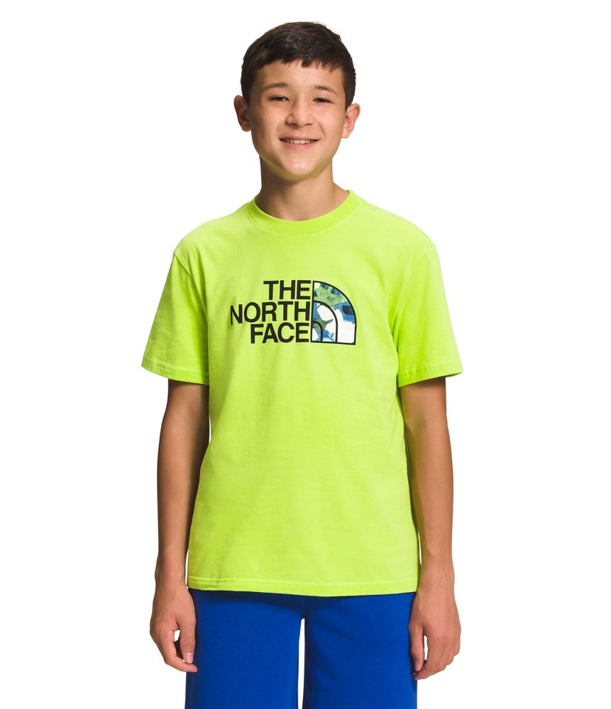 Camiseta-Graphic-Tee-Manga-Corta-Verde-Niño-The-North-Face