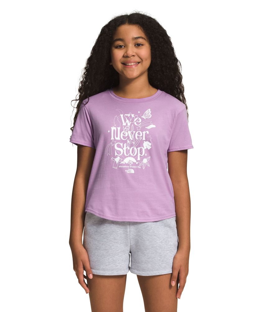 Camiseta-S-S-Graphic-Tee-Rosada-Niña-The-North-Face