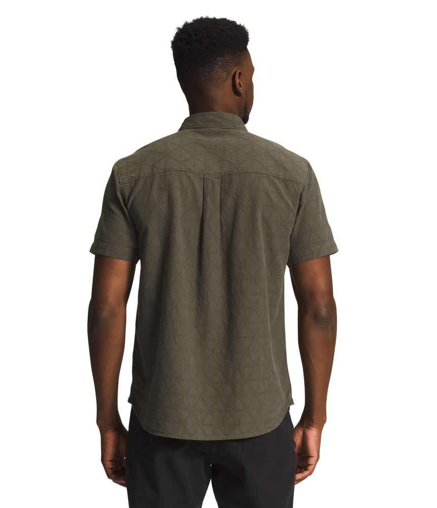 Camisa-Loghill-Jacquard-Shirt-Verde-Hombre-The-North-Face
