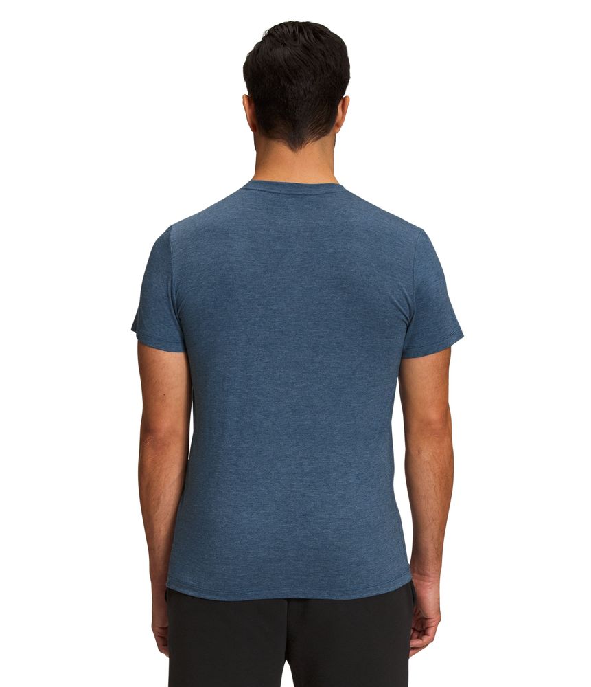 Camiseta-Half-Dome-Tri-Blend-Tee-Manga-Corta-Azul-Hombre