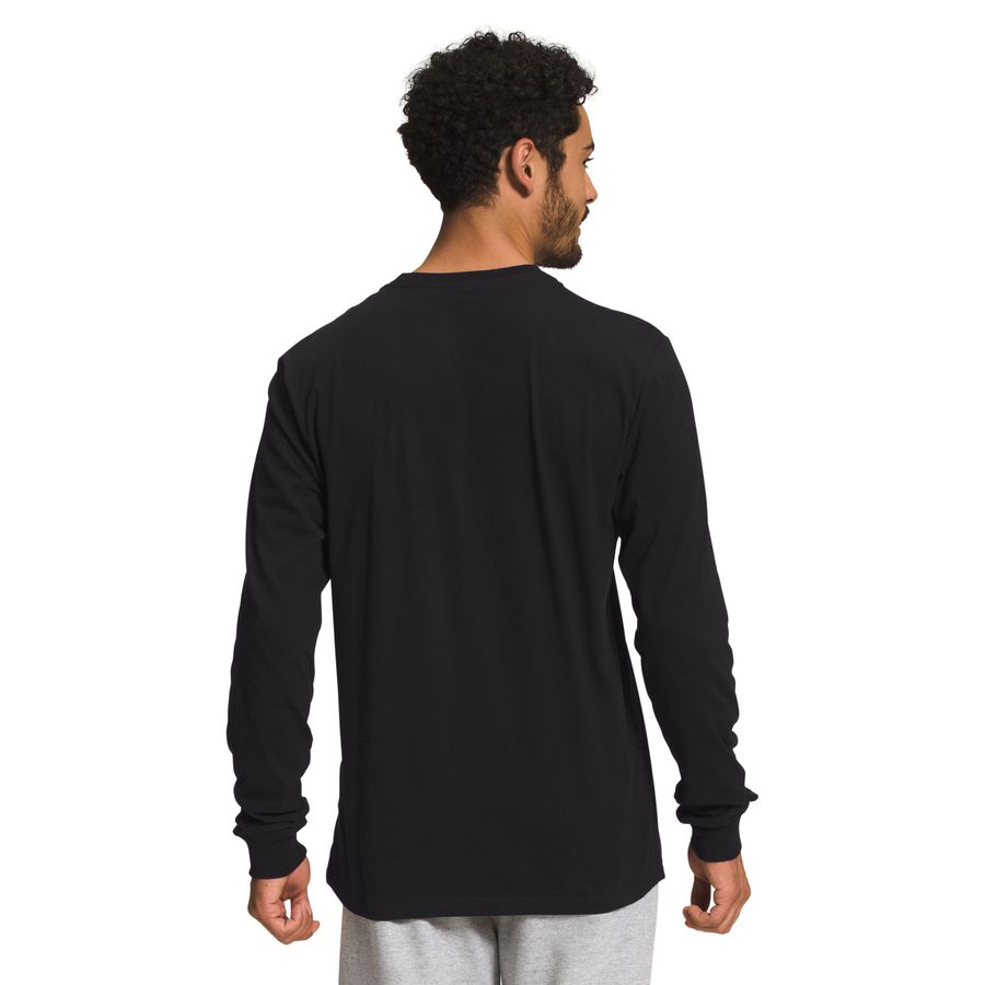 Camiseta Half Dome Tee Manga Larga Negra Hombre The North Face