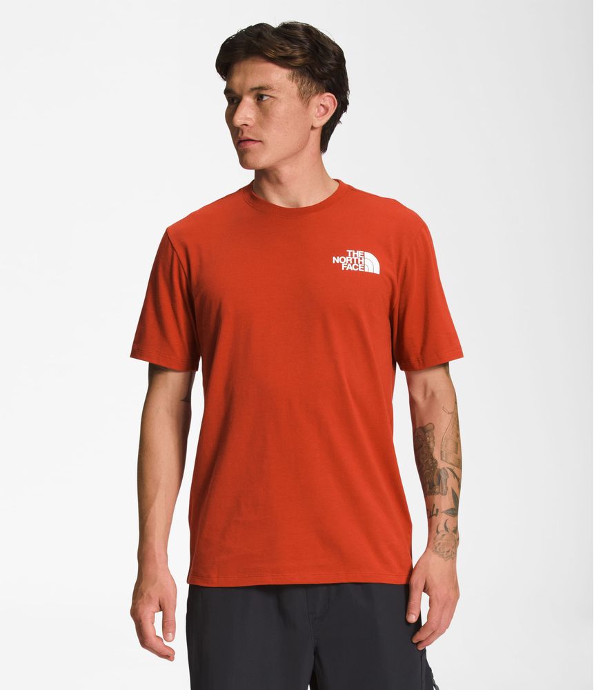 Camiseta-Box-Nse-Tee-Manga-Corta-Naranja-Hombre-The-North-Face