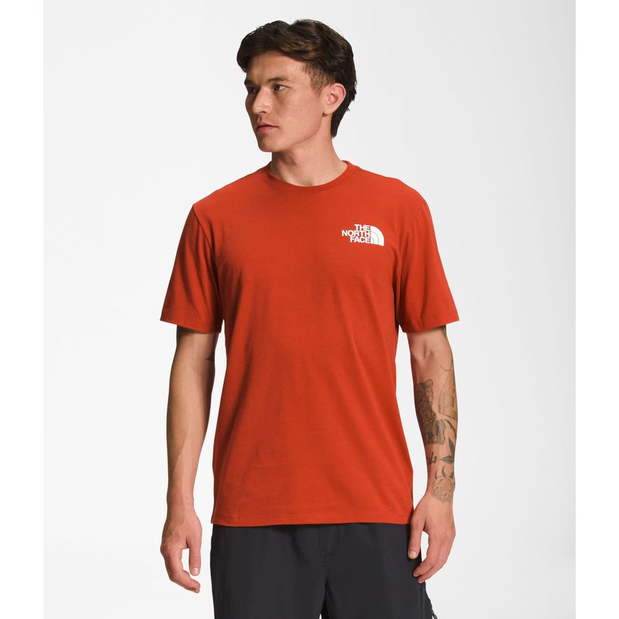 Compra Camiseta Box Nse Tee Manga Corta Naranja Hombre The North