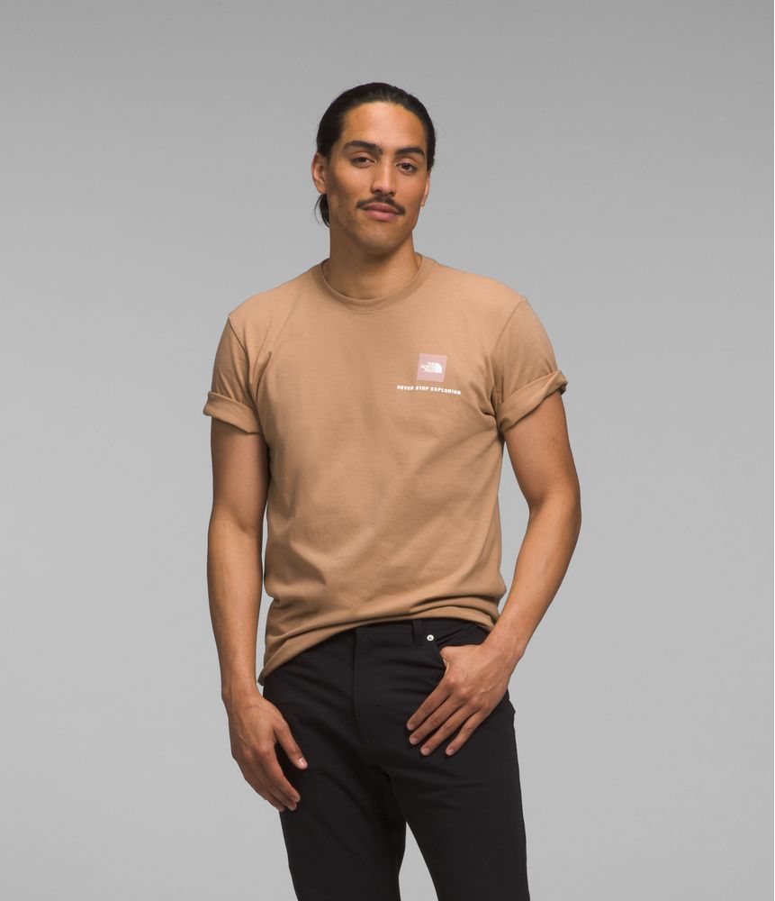 Camiseta-Box-Nse-Tee-Manga-Corta-Cafe-Hombre-The-North-Face