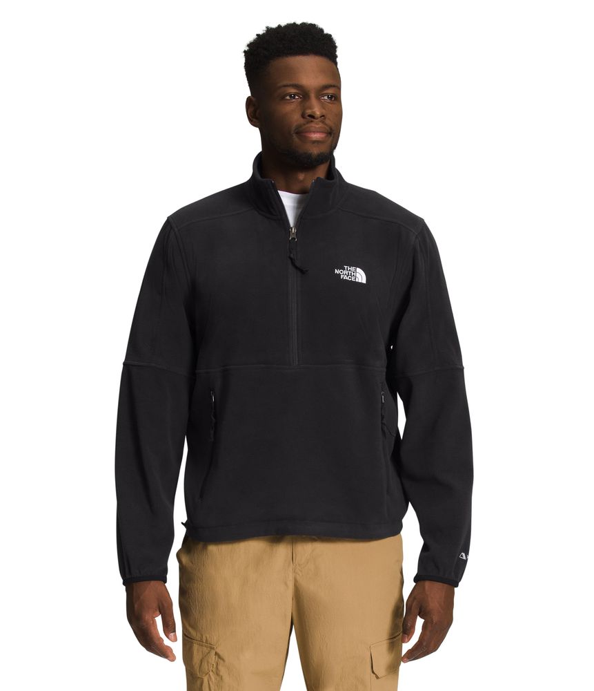 Buzo-Tnf-Polartec-100-1-4-Zip-Negro-Hombre-The-North-Face