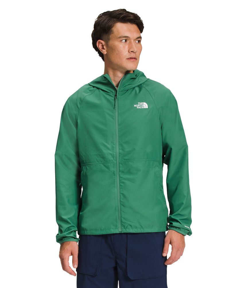 Chaqueta-Flyweight-Hoodie-2.0-Rompevientos-Verde-Hombre-The-North-Face