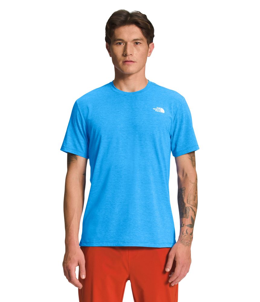 Camiseta-Wander-S-S-Hombre-Azul-The-North-Face