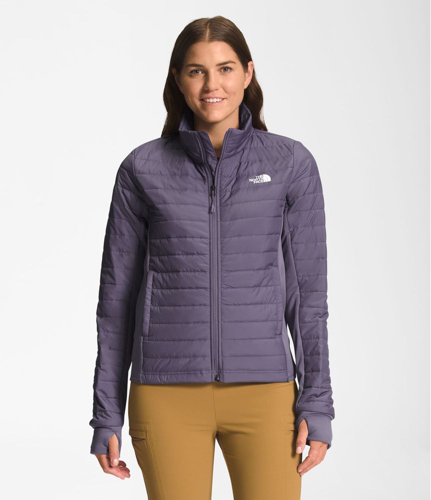 Chaqueta-Canyonlands-Hybrid-Termica-Lila-Mujer-The-North-Face