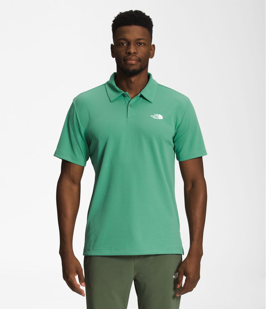 Camiseta-Wander-Polo-Hombre-Verde-The-North-Face