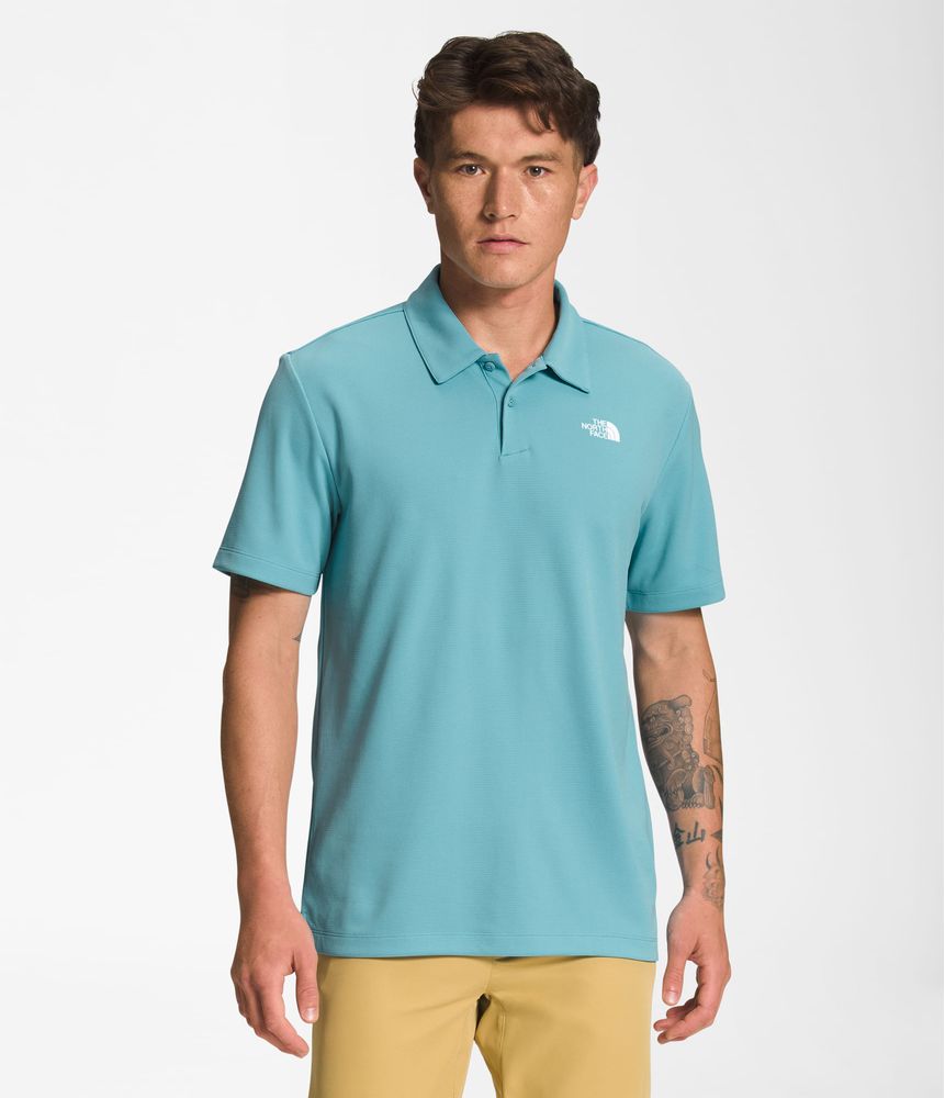 Camiseta-Wander-Polo-Hombre-Azul-The-North-Face