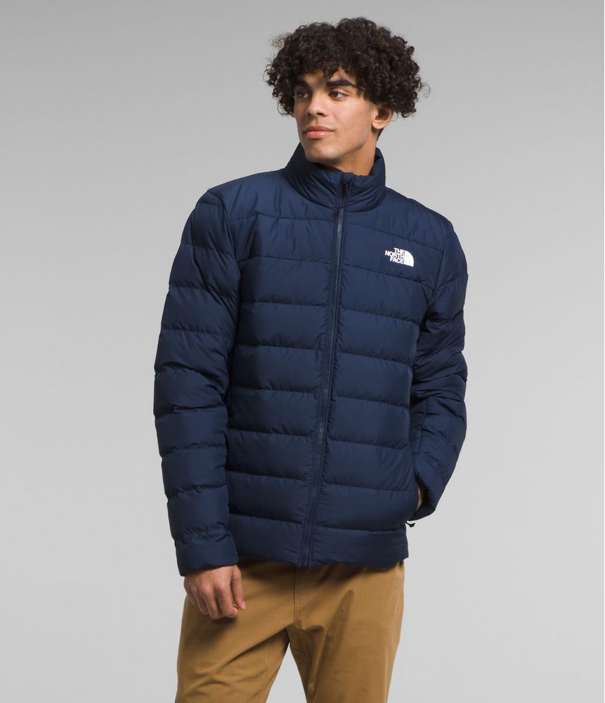 Chaqueta north face azul hombre sale