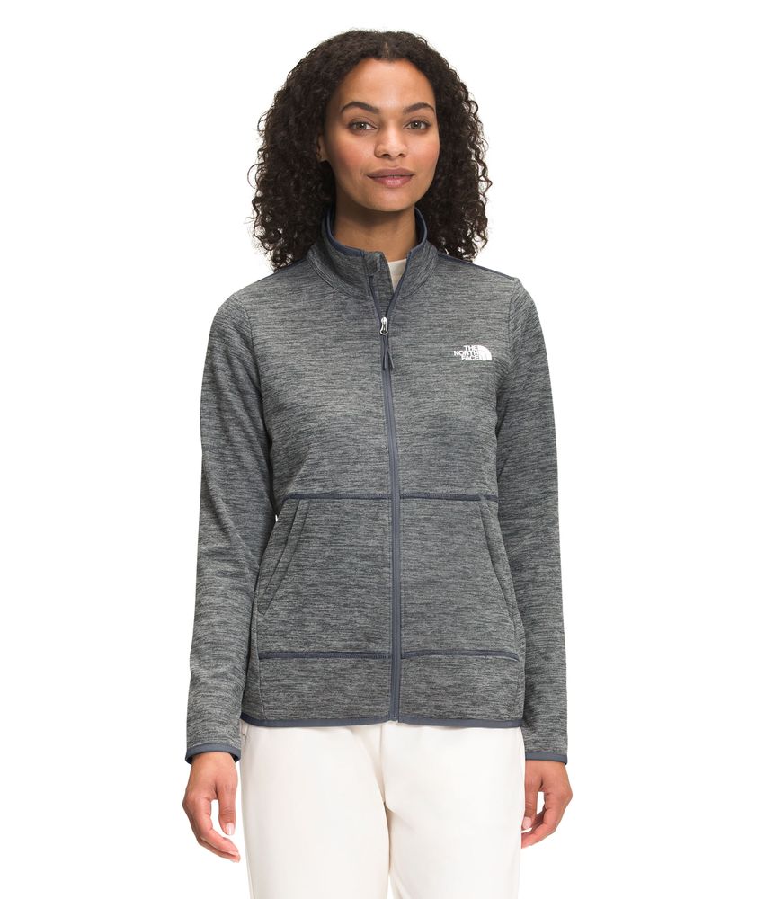 Chaqueta-Canyonlands-Full-Zip-Polar-Gris-Mujer-The-North-Face